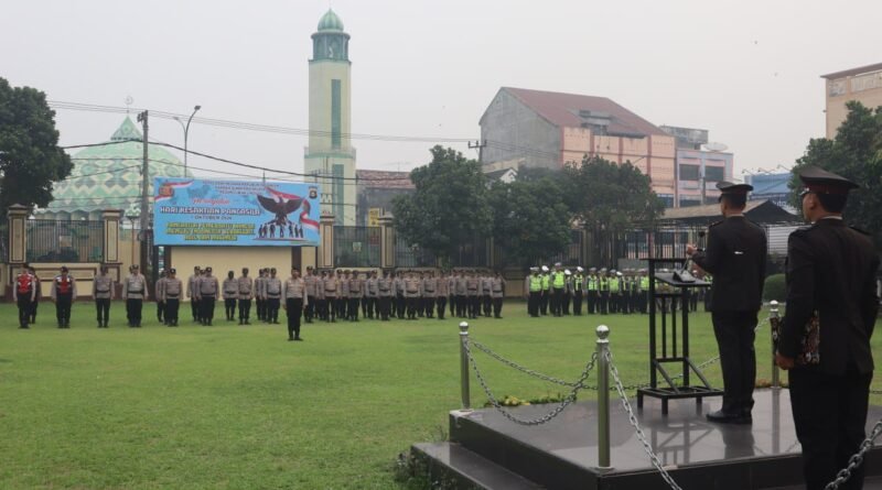 Kapolres Lubuk Linggau AKBP Catur Erwin Setiawan, Pimpin Upacara Peringatan Hari Kesaktian Pancasila