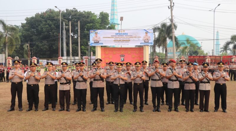 Pimpin Sertijab Tiga Perwira, Kapolres Musi Rawas : Laksanakan Tugas Profesional Berikan Pelayanan Humanis, Bentuk Polisi Bersama Masyarakat 