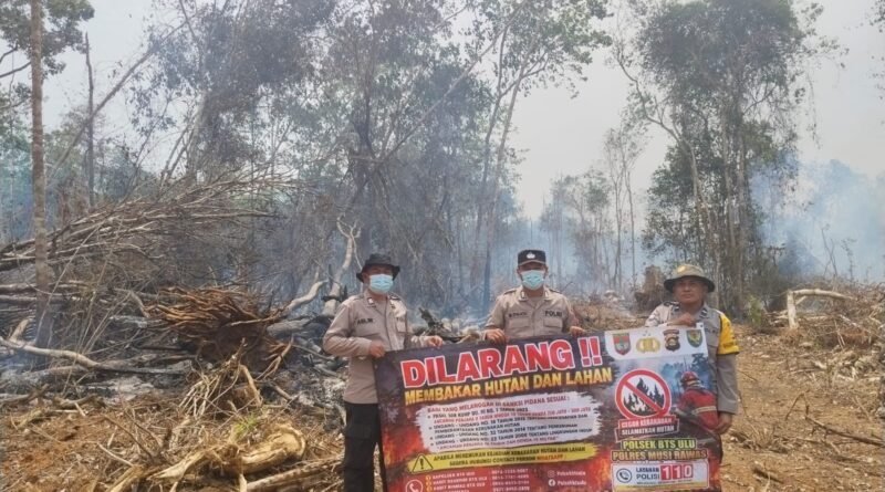 Kapolres Musi Rawas Ajak Masyarakat Jaga Alam di Tengah Kemarau Panjang, Kebakaran Lahan Jadi Peringatan Bersama