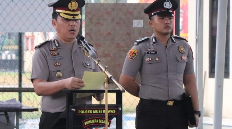 Semangat Sumpah Pemuda, Polres Musi Rawas Ajak Generasi Muda Lawan Narkoba dan Hoaks